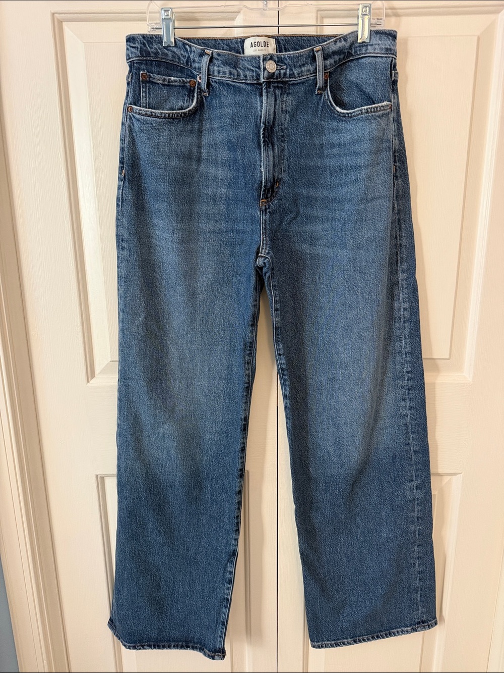 Agolde Straight-Leg Women’s Harper Jeans in River